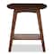 Baxton Studio Sacramento Mid-century Modern Dark Walnut End Table 121-6628 - alternate 1